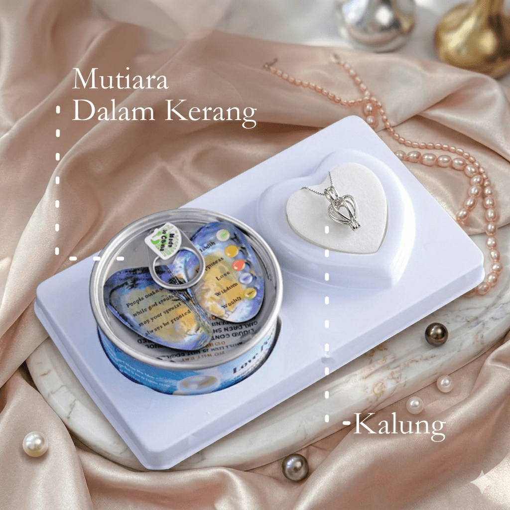 Luxury Pearl Oyster Necklace Kit (GET 2 GIFTS WITH THIS ONE GET ONE MORE ANOTHER FREE GIFT KOREAN STYLE STUDS❤️❤️🎁🎁 🎁❤️❤️ - Image 2