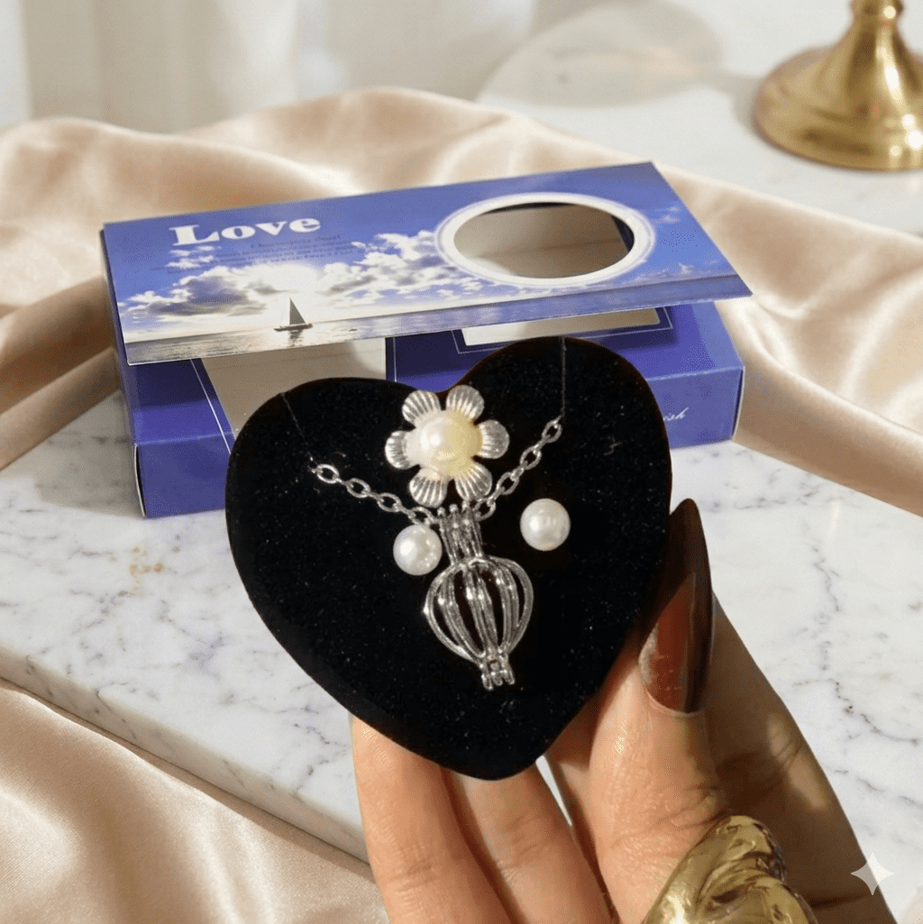 Luxury Pearl Oyster Necklace Kit (GET 2 GIFTS WITH THIS ONE GET ONE MORE ANOTHER FREE GIFT KOREAN STYLE STUDS❤️❤️🎁🎁 🎁❤️❤️ - Image 3