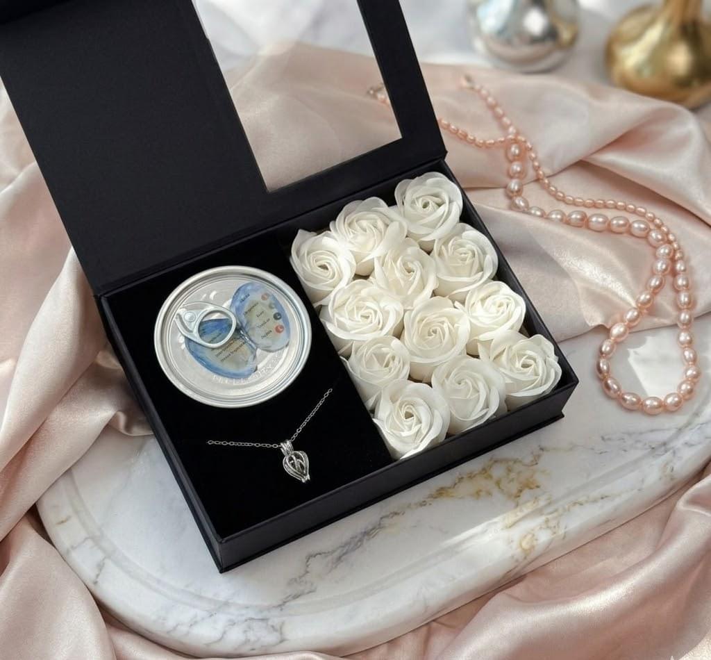 Luxury Pearl Oyster Necklace Kit (GET 2 GIFTS WITH THIS ONE GET ONE MORE ANOTHER FREE GIFT KOREAN STYLE STUDS❤️❤️🎁🎁 🎁❤️❤️ - Image 4
