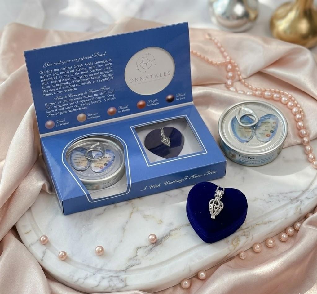 Luxury Pearl Oyster Necklace Kit (GET 2 GIFTS WITH THIS ONE GET ONE MORE ANOTHER FREE GIFT KOREAN STYLE STUDS❤️❤️🎁🎁 🎁❤️❤️